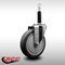 Service Caster 5'' SS Thermoplastic Rubber Wheel Swivel 3/4'' Expanding Stem Caster SCC-SSEX20S514-TPRB-34 - alternate 4
